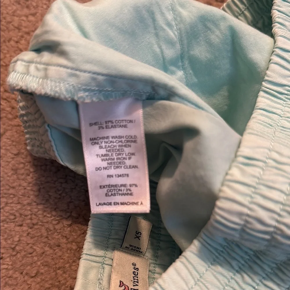 Vineyard Vines Turquoise Pull On Shorts